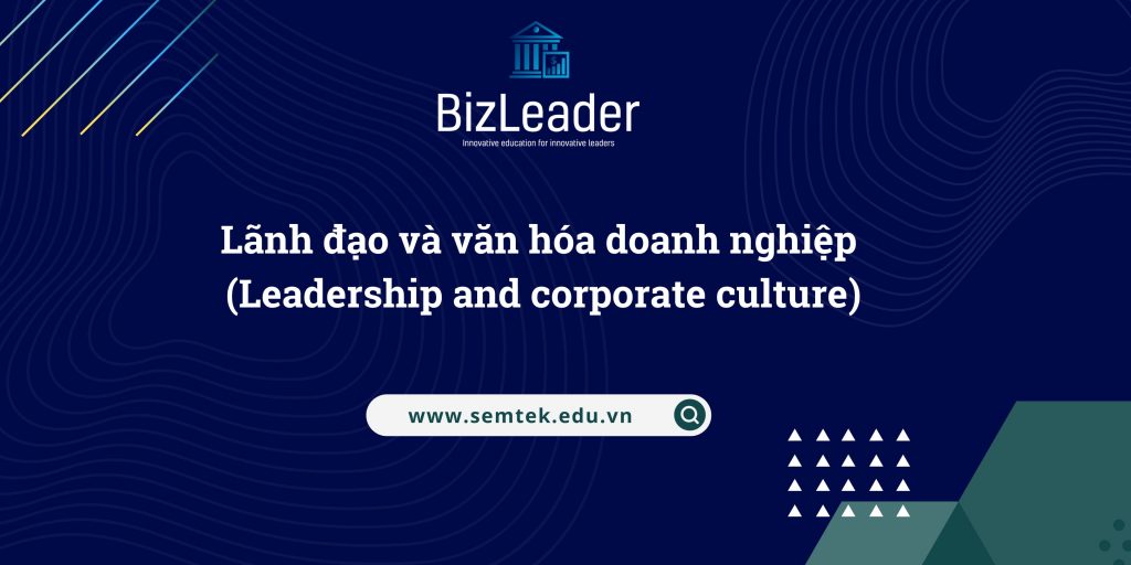 Lãnh đạo và văn hóa doanh nghiệp (Leadership and corporate culture)