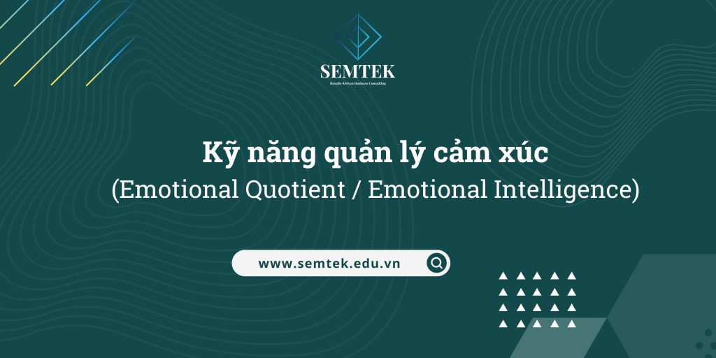 Kỹ năng quản lý cảm xúc hay còn gọi là trí tuệ cảm xúc (EQ – Emotional Quotient / Emotional Intelligence).